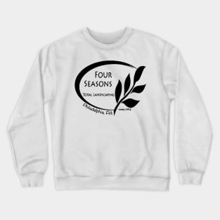 Four Seasons Total Landscaping Black Logo Crewneck Sweatshirt